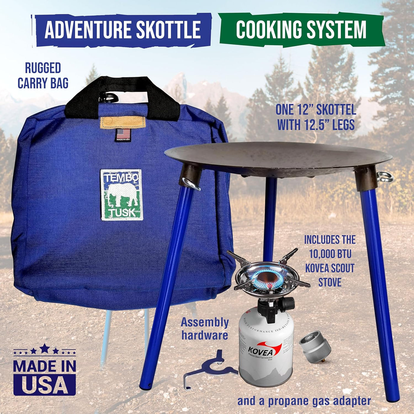 Pack Lilght. Camp Big – TemboTusk