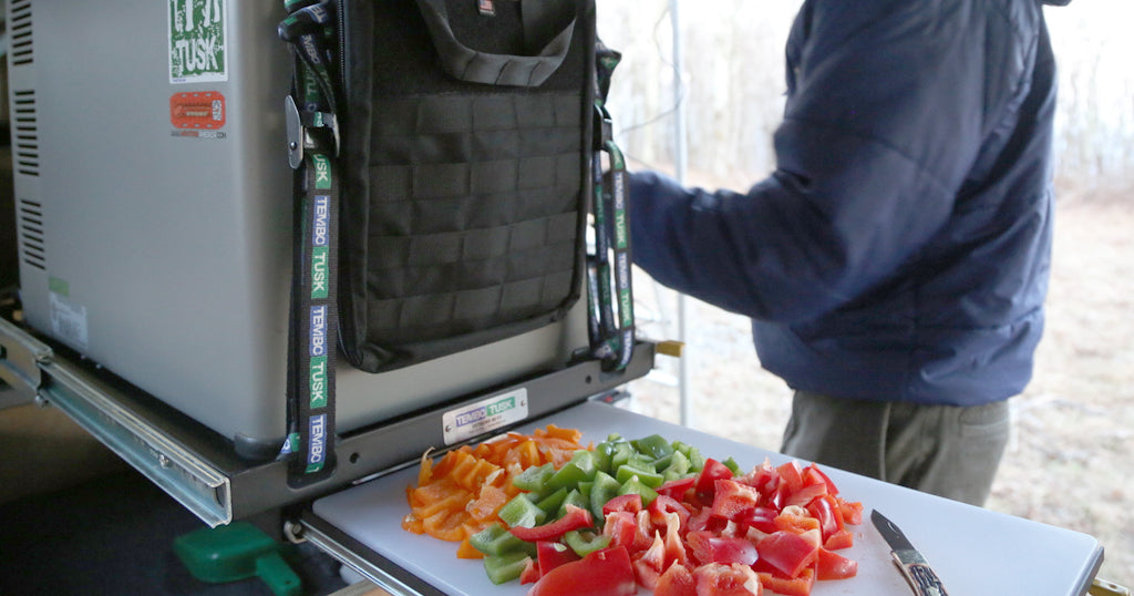 Mountain State Overland Review: TemboTusk Fridge Slide with Cutting Board