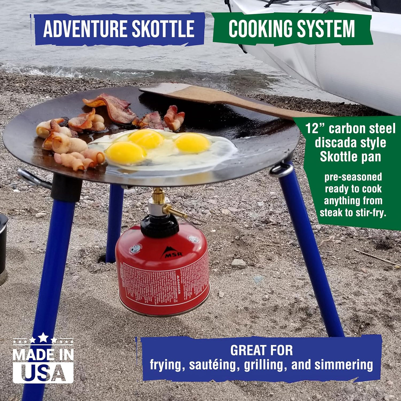 Adventure Skottle Grill Kit ... (Table Top, 12" pan version) TemboTusk