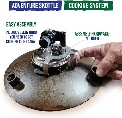 Adventure Skottle Grill Kit ... (Table Top, 12" pan version) TemboTusk
