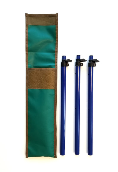 Adjustable Legs & Carry Bag   (aftermarket, Fits Regular 18" Skottle Grill) tembotusk