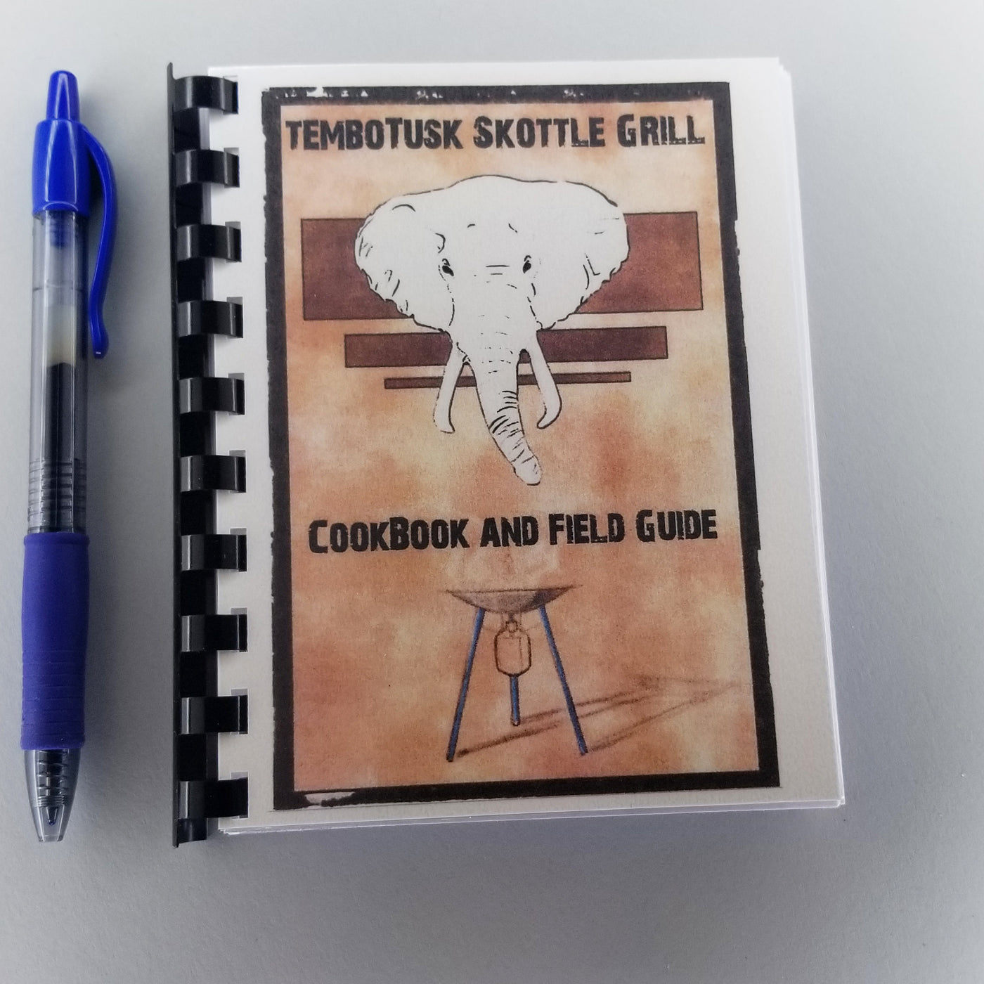 Skottle Grill Cookbook and Field Guide - Paperback Comb Binding TemboTusk